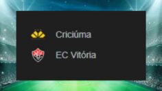 Criciúma x Vitória